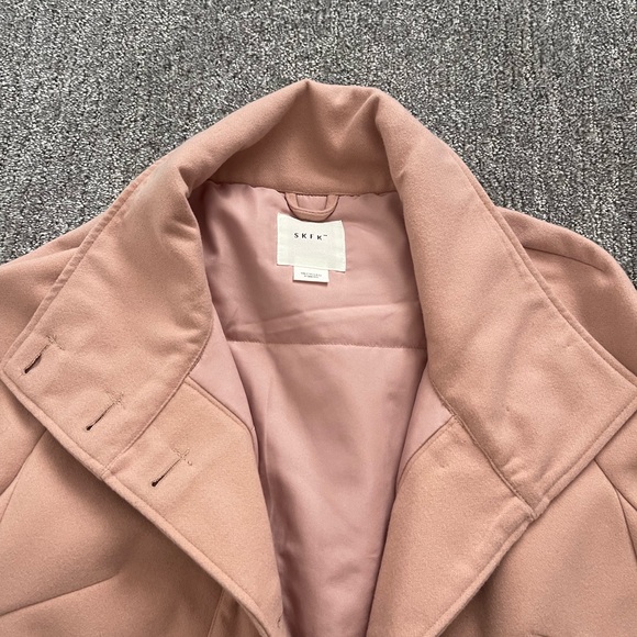 Dusty Pink S K F K coat, size 40, great condition! - Picture 3 of 3